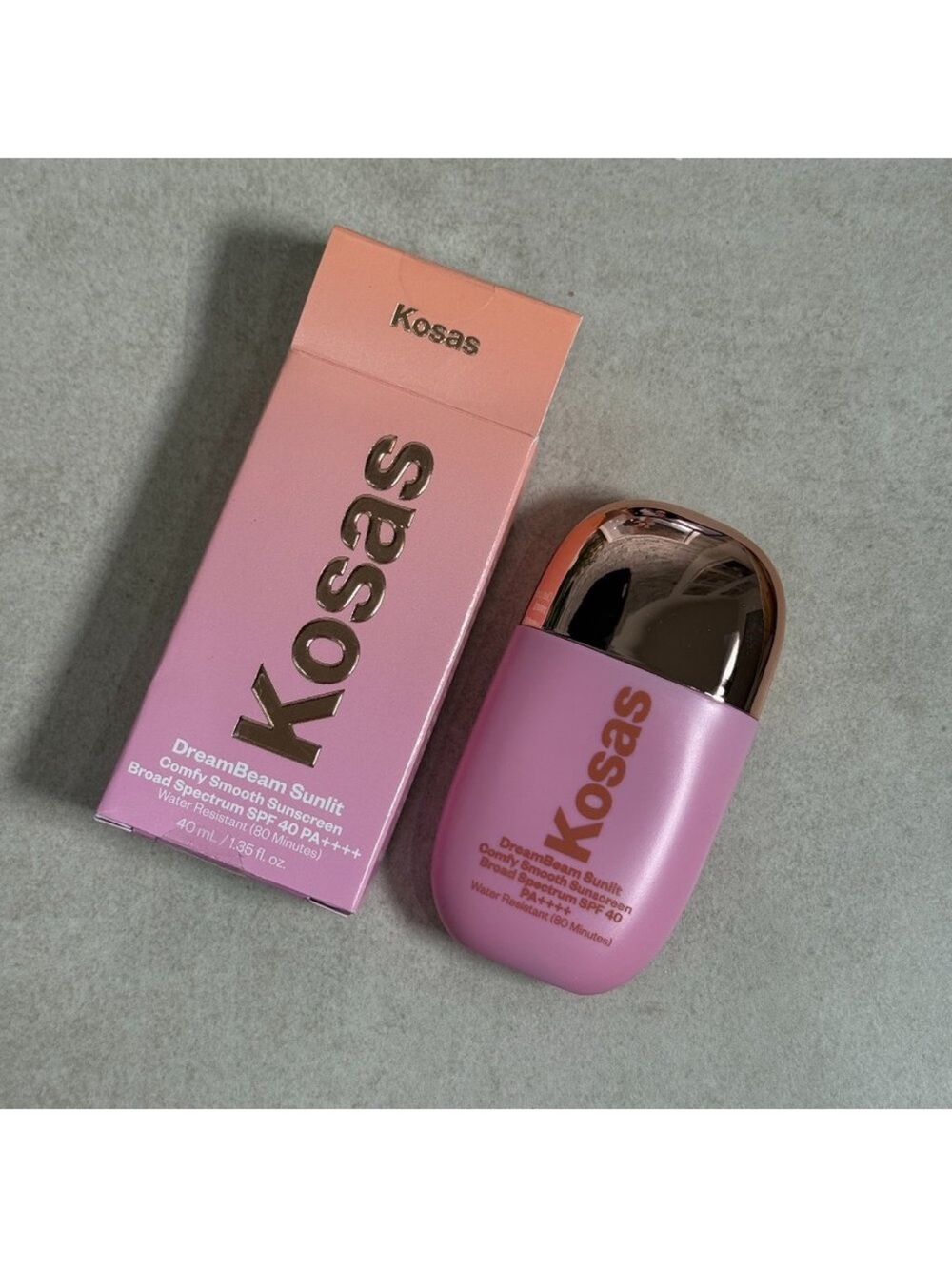 Kosas DreamBeam Sunlit
Mineral Sunscreen SPF 40 PA+
+++New